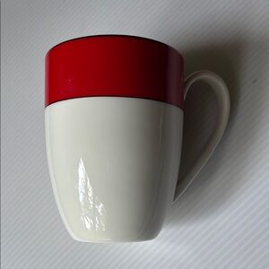 Kate Spade Lenox Red and White Ceramic Mug